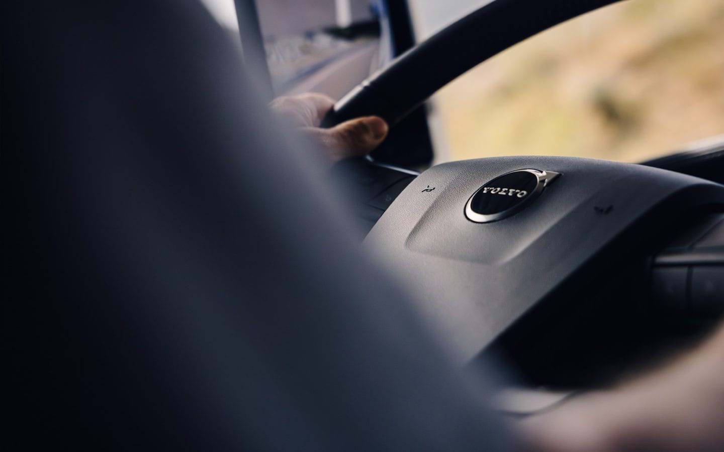 Volvo Fh Hands On Steering Wheel